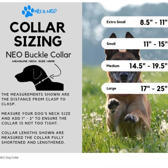 Dog Collar: Red, NEO, Large - Picture 5 of 5